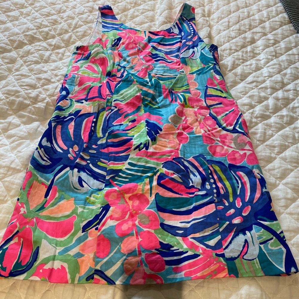 Lilly Pulitzer multicolor floral dress size 10